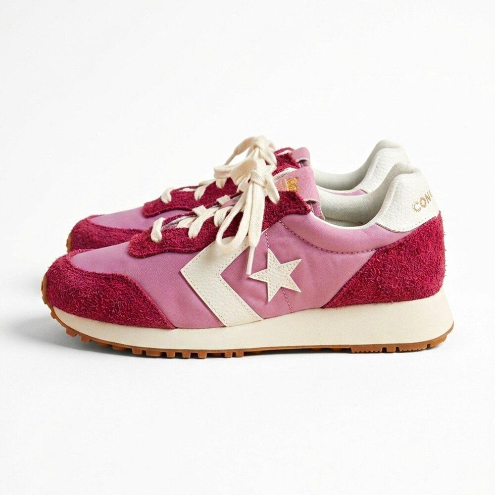 Converse Omega Trainer Cliffside Rose Pink Berry Leather Suede A16538C Women 9.5
